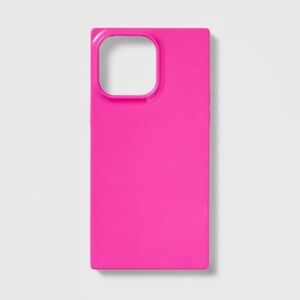 NWT iPhone 15 Pro Square Case with/Magesafe heyday-Neon Pink - Summer Phone Case